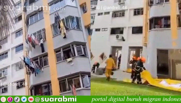 TKW di Singapura Mencoba Lompat dari Apartemen: Mbak Turun Ingat Anak di Kampung