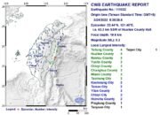 Gempa Bumi Susulan Lagi, Besarnya 5,3 Skala Richter Kembali Guncang Taiwan Pagi Ini
