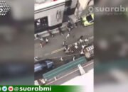 Rebutan Jadi Bos, Pekerja Migran Saling Pukul di Jalanan Dalam Kondisi Mabok Banyu Setan di Nantou Taiwan