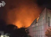 Asrama TKI di Miaoli Taiwan di Pabrik Kertas Terbakar Hebat Semalam