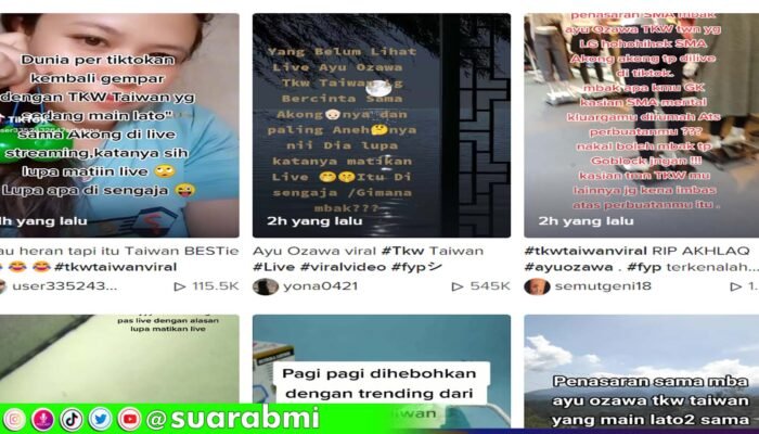 Viral TKW Taiwan Terekam Live Tiktok Saat Main Latto Latto Sama Akongnya, Saat Ditanya: Saya Lupa Mematikan Live