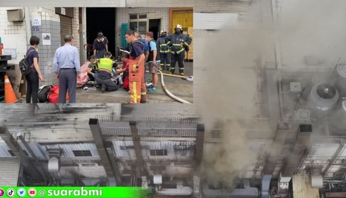 10 Orang Meninggal, 4 Hilang Akibat Kebakaran di Pabrik Makanan di Changwa Taiwan, Mayoritas Pekerja Migran