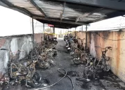 Sepeda Listrik Milik TKI di Modif, Konslet Terbakar Sampai Membakar Pabrik