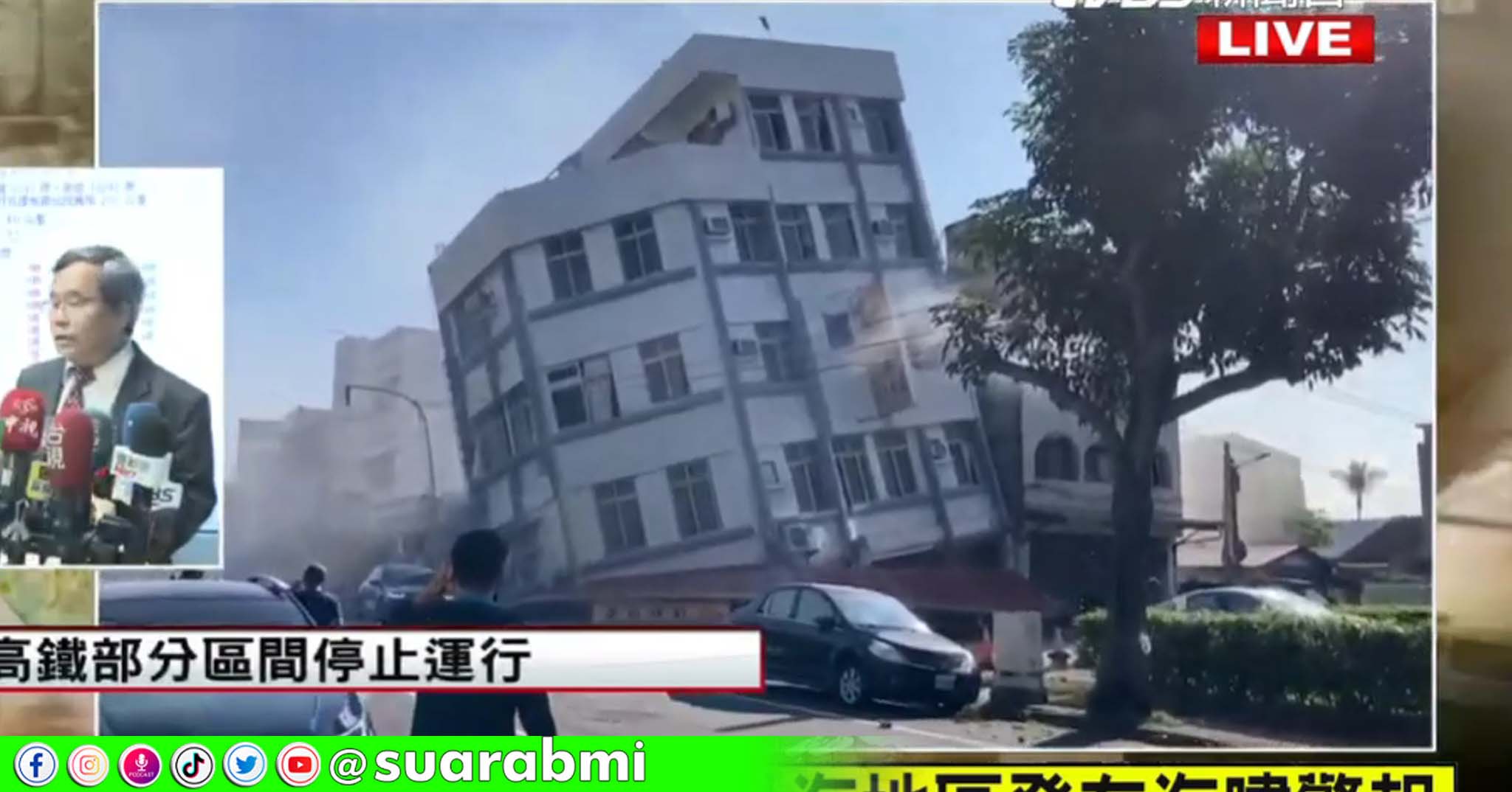 Gempa Hebat 7,2 Skala Richter Guncang Taiwan Pagi Ini, Begini Kerusakannya