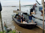 Tinggalkan 7 PMI Ilegal Terapung di Lautan Asahan, Tekong Kabur Tinggalkan Sampan Rusak!