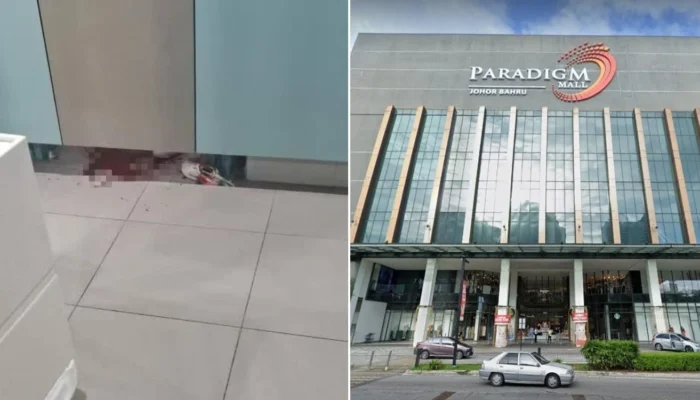 Wanita Ditemukan Tewas di Toilet Paradigm Mall JB Singapura, Foto Tragis Tersebar