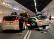 Kecelakaan Tiga Kendaraan di Terowongan Shing Mun Hong Kong, Satu Pengemudi Kabur