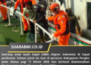 ABK Migran Indonesia Jatuh ke Laut di Perairan Penghu