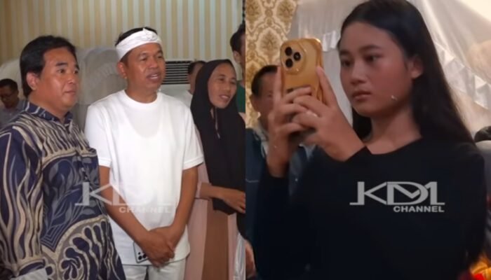 Akui Miskin di Depan Dedi Mulyadi, Aura Cinta Ketahuan Pakai iPhone Pro Max Saat Fotokan Bapak-Ibunya Bareng Gubernur Jabar