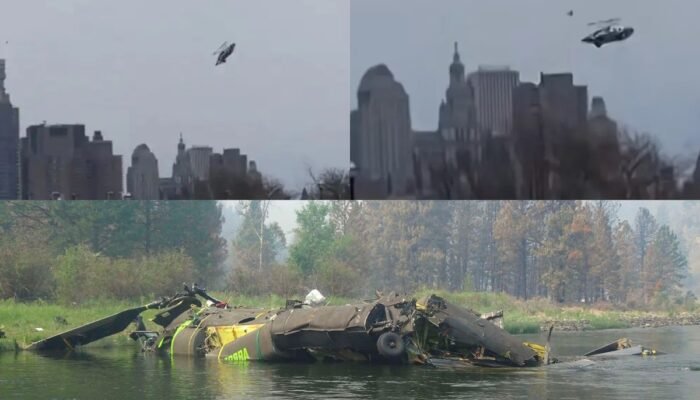 Helikopter Hancur dan Jatuh ke Sungai Hudson, 6 Orang Tewas dalam Sekejap