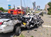 Kecelakaan Mengerikan di Taichung, Truk Gandeng Tabrak Lebih dari 20 Kendaraan, 9 Korban Berjatuhan
