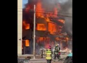 Kobaran Api di Fukuoka Kepung Penghuni Rumah, Bangunan Terbakar Lenyap Tak Bersisa