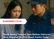 Panik karena Tersesat Saat Belikan Makanan Ama, Seorang TKI Pilih Masuk Kantor Polisi