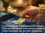 4 Serikat Pekerja di Taiwan Berutang Premi Asuransi