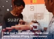 TKW Asal Sumbawa Luka Parah Usai Kena Sabetan Parang Suami yang Tidak Terima Akan Dicerai