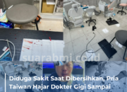 Diduga Sakit Saat Dibersihkan, Pria Taiwan Hajar Dokter Gigi Sampai Hampir Buta Sebelah Mata