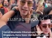 Geger! Verrell Bramasta Dikerumuni TKI Singapura, Ciuman dan Cakar Jadi Sorotan Publik