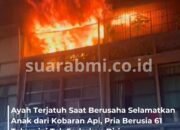 Kebakaran di Kaohsiung, Pria 61 Tahun Terjatuh Saat Selamatkan Anaknya yang Ada di Lantai Dua