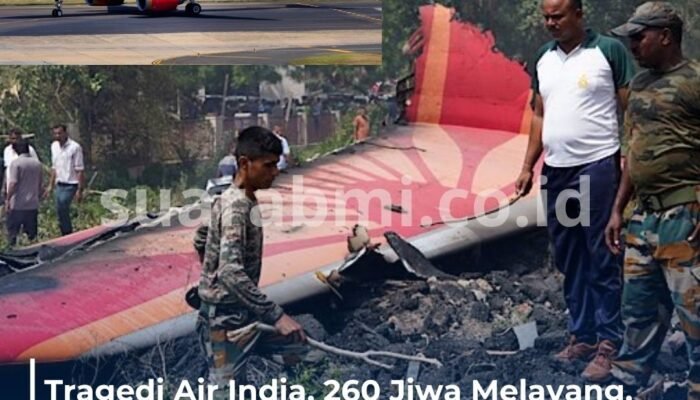Kecelakaan Pesawat Air India di Ahmedabad Tewaskan 260 Orang, Hanya Satu Penumpang Selamat
