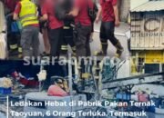 Ledakan Hebat di Pabrik Pakan Ternak Taoyuan, 6 Orang Terluka Dilarikan ke Rumah Sakit