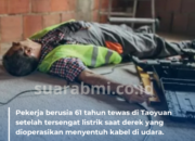 Tersengat Listrik Saat Operasikan Derek, Pekerja di Taoyuan Tewas dengan Luka Serius