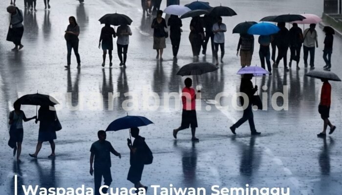 Prakiraan Cuaca Mingguan Taiwan 14-20 Juni, Hujan Lebat dan Gelombang Panjang