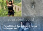 Pendaki Brasil Tewas Jatuh di Jurang Gunung Rinjani