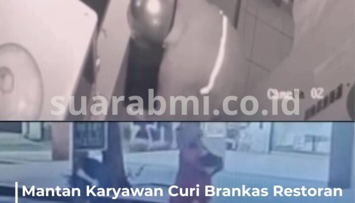 Mantan Karyawan Pakai Jas Hujan dan Helm saat Mencuri Brankas di Restoran Bento, Tak Disangka Ketahuan Bosnya