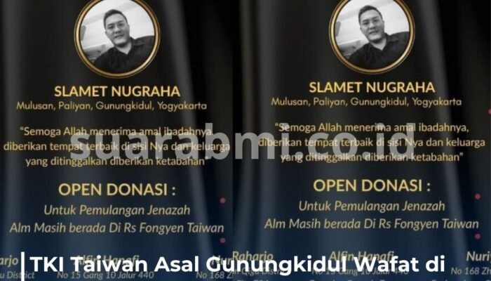 Slamet Meninggal di Taiwan, Rp150 Juta Dibutuhkan untuk Pulangkan Jenazah TKI ini