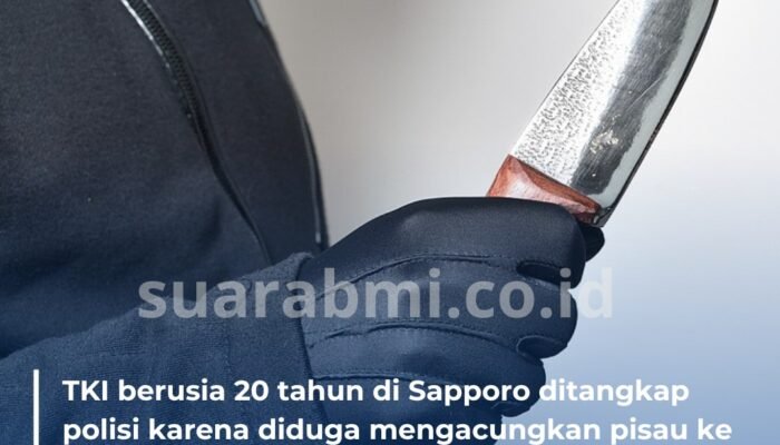 TKI di Jepang Diduga Acungkan Pisau ke Rekannya setelah Pesta Miras, TKP di Sapporo
