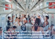 Heboh MRT Taipei jadi Saksi Perkelahian Dua Pria Gegara Gesekan Paha