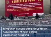 Tumpukan Uang Rp 1,3 Triliun Kasus Korupsi Minyak Goreng Dipamerkan Kejagung
