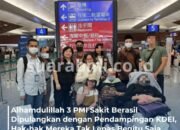 Sakit di Negeri Orang, 3 PMI Ini Dipulangkan Langsung oleh KDEI Taipei