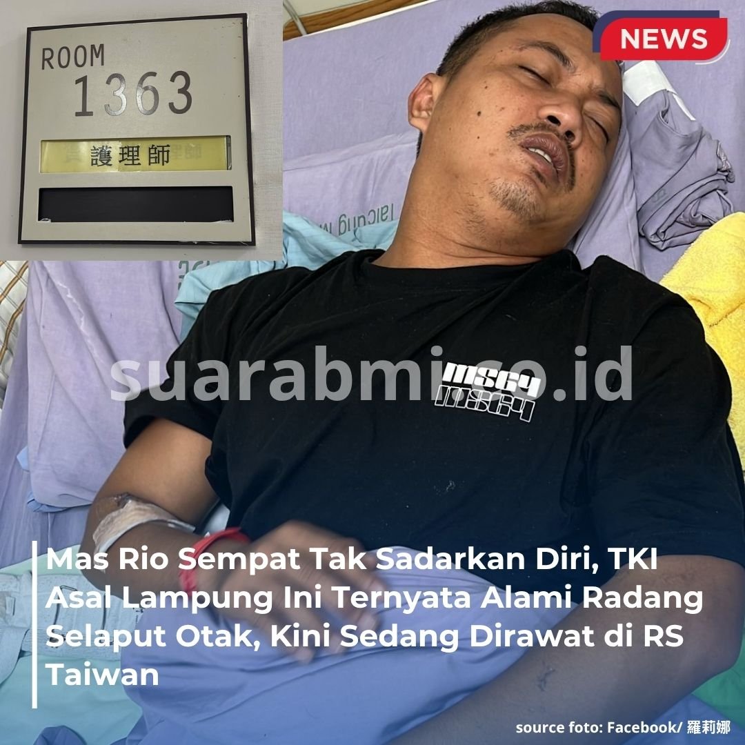 TKI Taiwan Asal Lampung Terjangkit Radang Selaput Otak, Kini di RS Taichung dan Butuh Dukungan!
