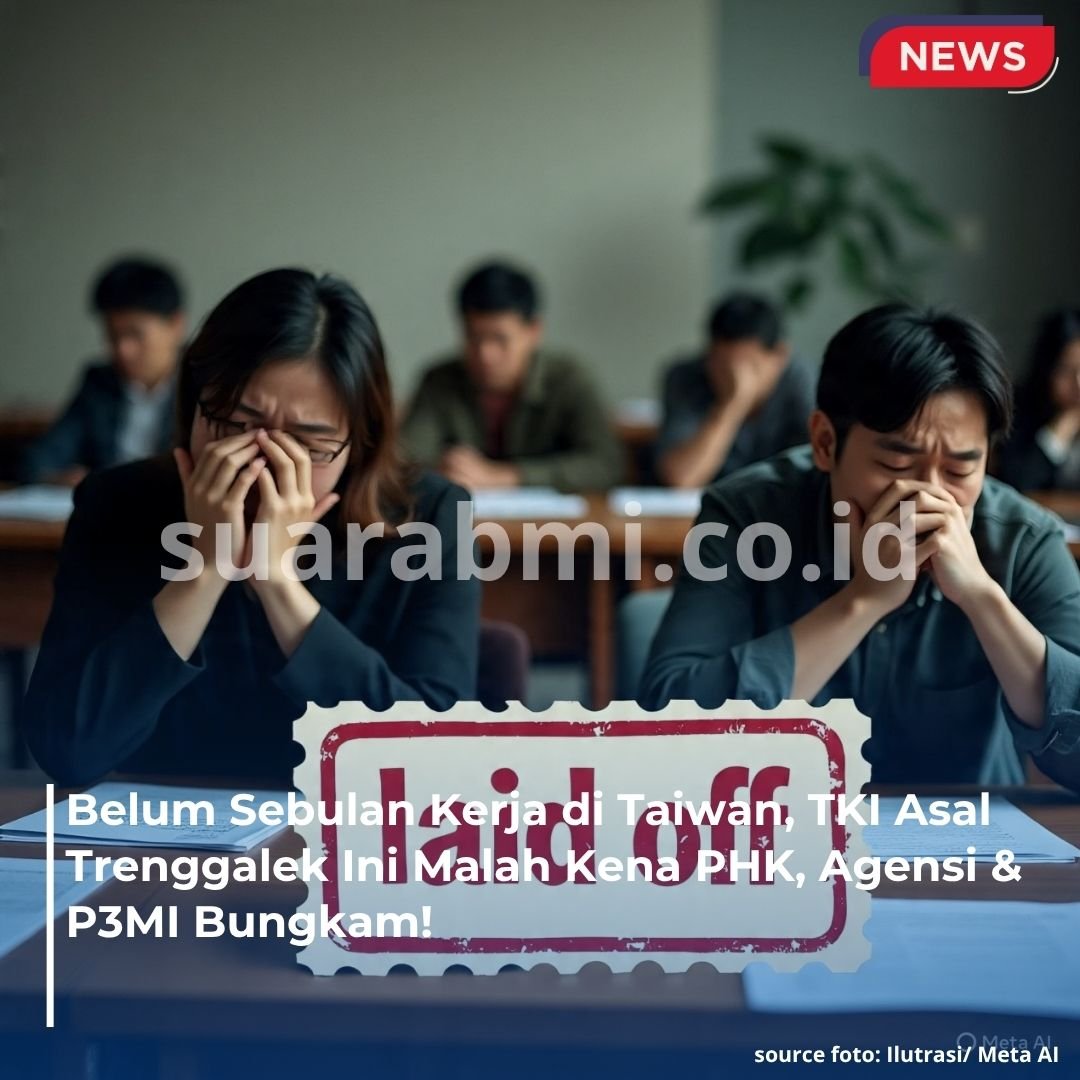 Baru 21 Hari Kerja di Taiwan, TKI Asal Trenggalek Dipecat Tanpa Alasan Jelas!