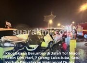 Tragedi di Miaoli: 1 Tewas, 7 Luka-luka dalam Tabrakan Beruntun di Jalan Tol