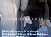 Seorang WNI Jadi Korban Pencurian di Roma dan Keluhkan Polisi Italia Tak Responsif, Begini Kisahnya