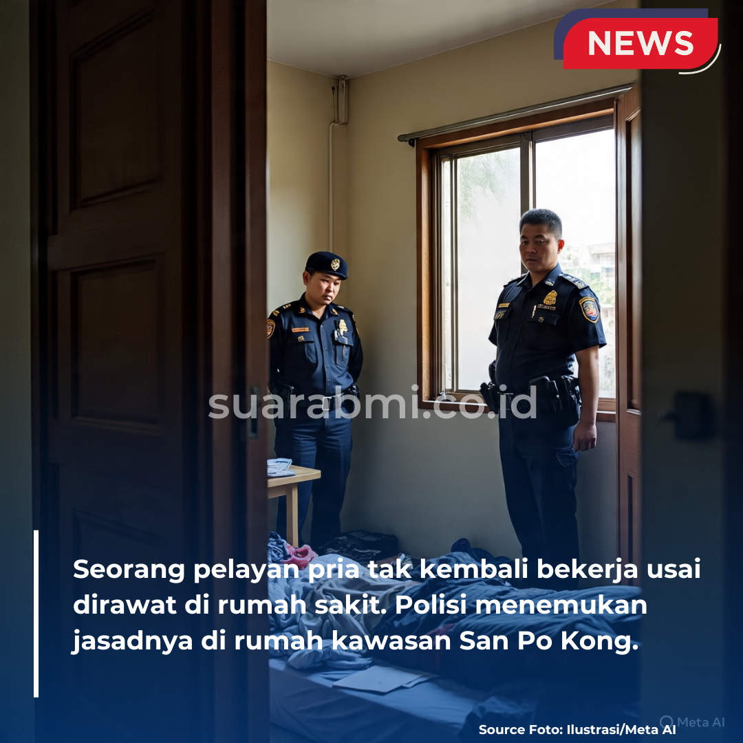 Curiga Temannya Tak kembali Kerja setelah Keluar dari RS, Pelayan Ini Ditemukan Meninggal