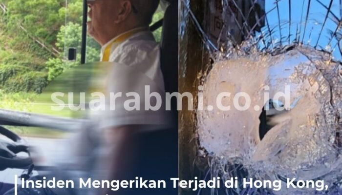 Tembus Kaca! Sopir Bus di Hong Kong Tertusuk Besi 1,5 Meter Saat Mengemudi