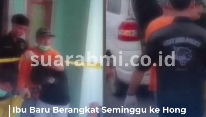 Balita 2 Hari Menangis di Samping Jasad Ayahnya, Ibunya Baru Seminggu ke Hongkong