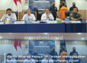 Gagalkan Dugaan TPPO, Imigrasi Tarakan Cegah 4 TKI Dikirim Secara Ilegal ke Malaysia