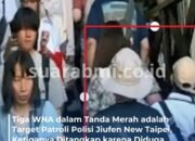 Tiga WNA Terlibat Pencopetan Turis di Jiufen New Taipei, Polisi Gerak Cepat Tangkap Mereka
