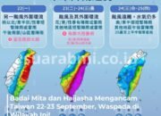 Dua Topan Besar Serbu Taiwan, Warga Wajib Siaga Mulai 22 September!