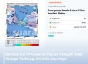 Gempa 6,6 M Goyang Papua Tengah Saat Warga Terlelap, Ini Info Lengkapnya