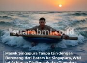 Nekat Berenang dari Batam ke Singapura Secara Ilegal, Pria Asal Indonesia Dicambuk dan Dipenjara setelah 11 Bulan Tinggal