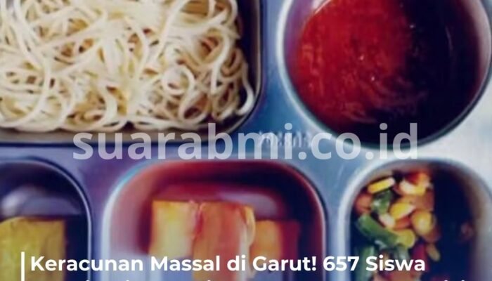 Makan Bergizi Gratis di Garut Diduga Picu Keracunan, 657 Siswa jadi Korban
