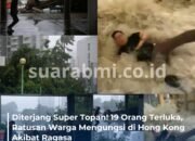 Topan Ragasa Menggila di Hong Kong: 19 Luka, 747 Mengungsi, Ratusan Pohon Tumbang