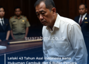 Lelaki 43 Tahun Asal Indonesia Kena Hukuman Cambuk dan 6 Bulan Penjara karena Overstay di Brunei