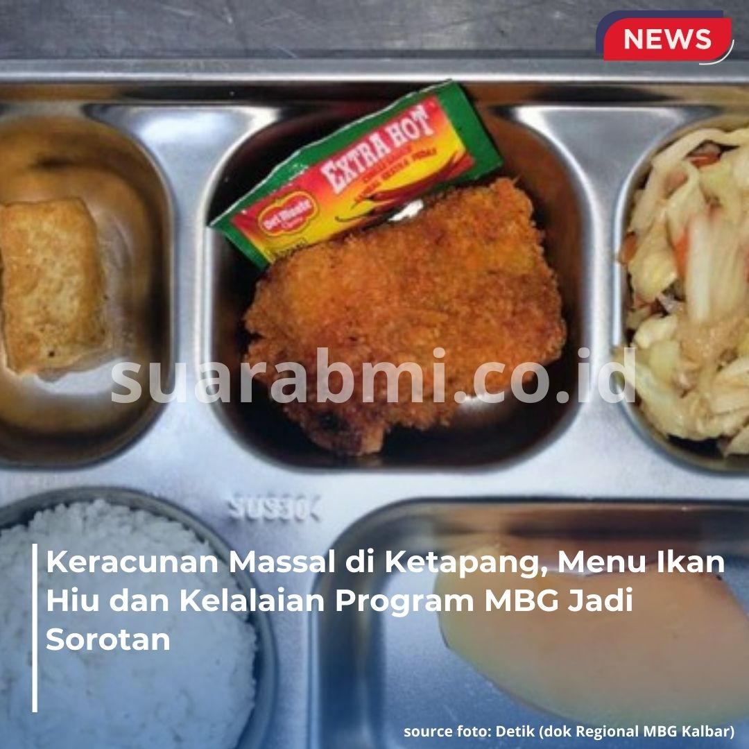 25 Siswa dan Guru SD di Ketapang Keracunan Usai Makan Ikan Hiu dari MBG