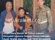 Derita Bocah 14 Tahun dengan Benjolan Besar, Ibu Terpaksa Jadi TKW demi Hidupi Keluarga